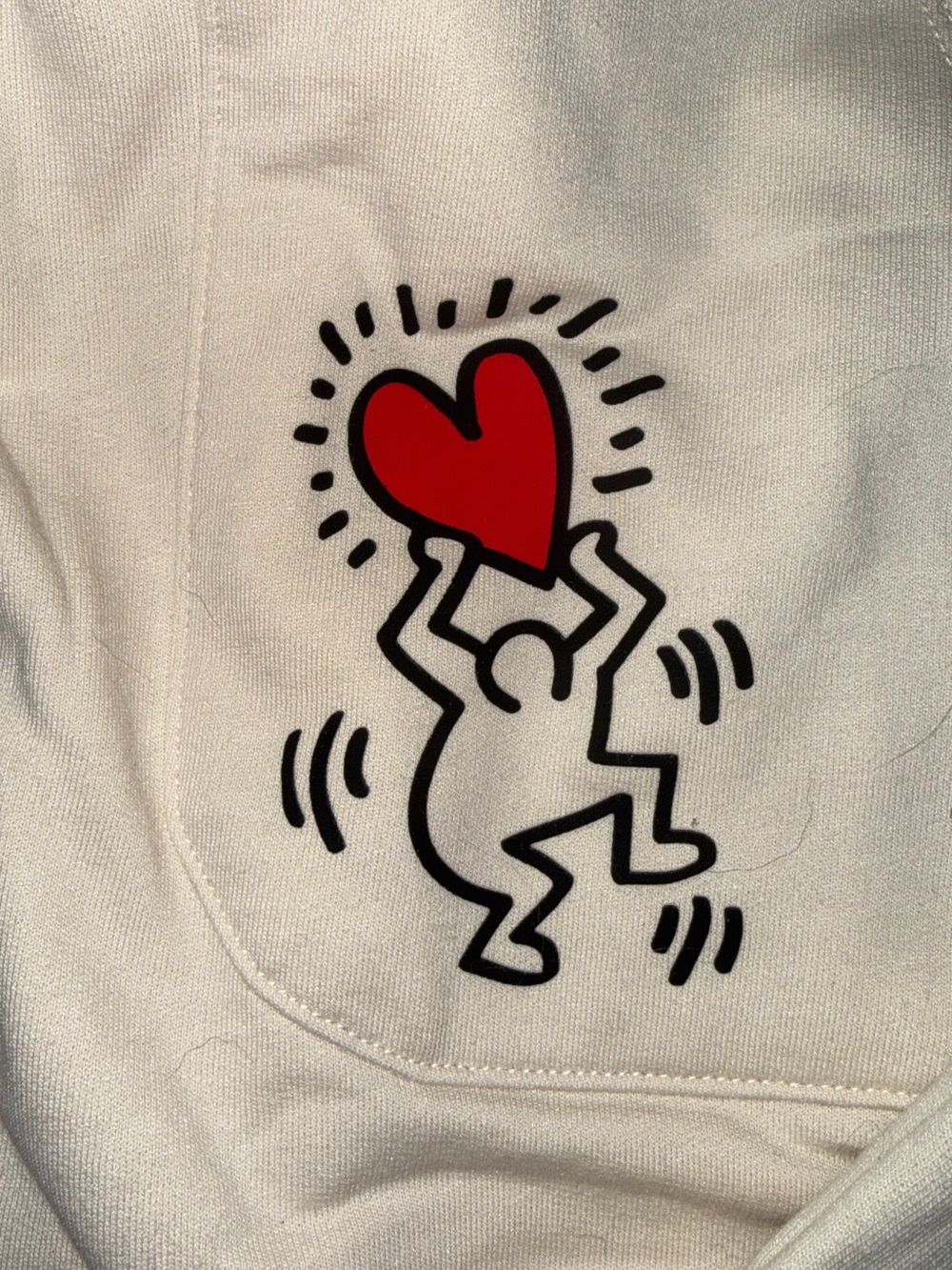 LOVE Heart Graphic Tan Sweatshirt and Joggers Set - Picture 4 of 4